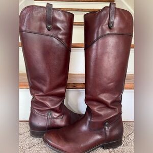 Frye Women’s Melissa Tab Tall Leather Boot Size 9